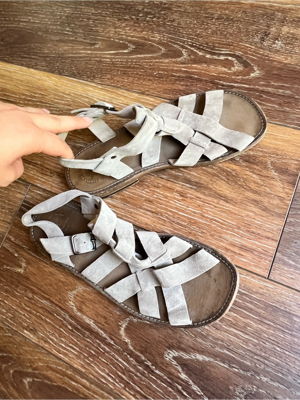 Officine Creative Fisherman Sandals Suede Leather Made In Italy EU 37.5 - Picture 5 of 10